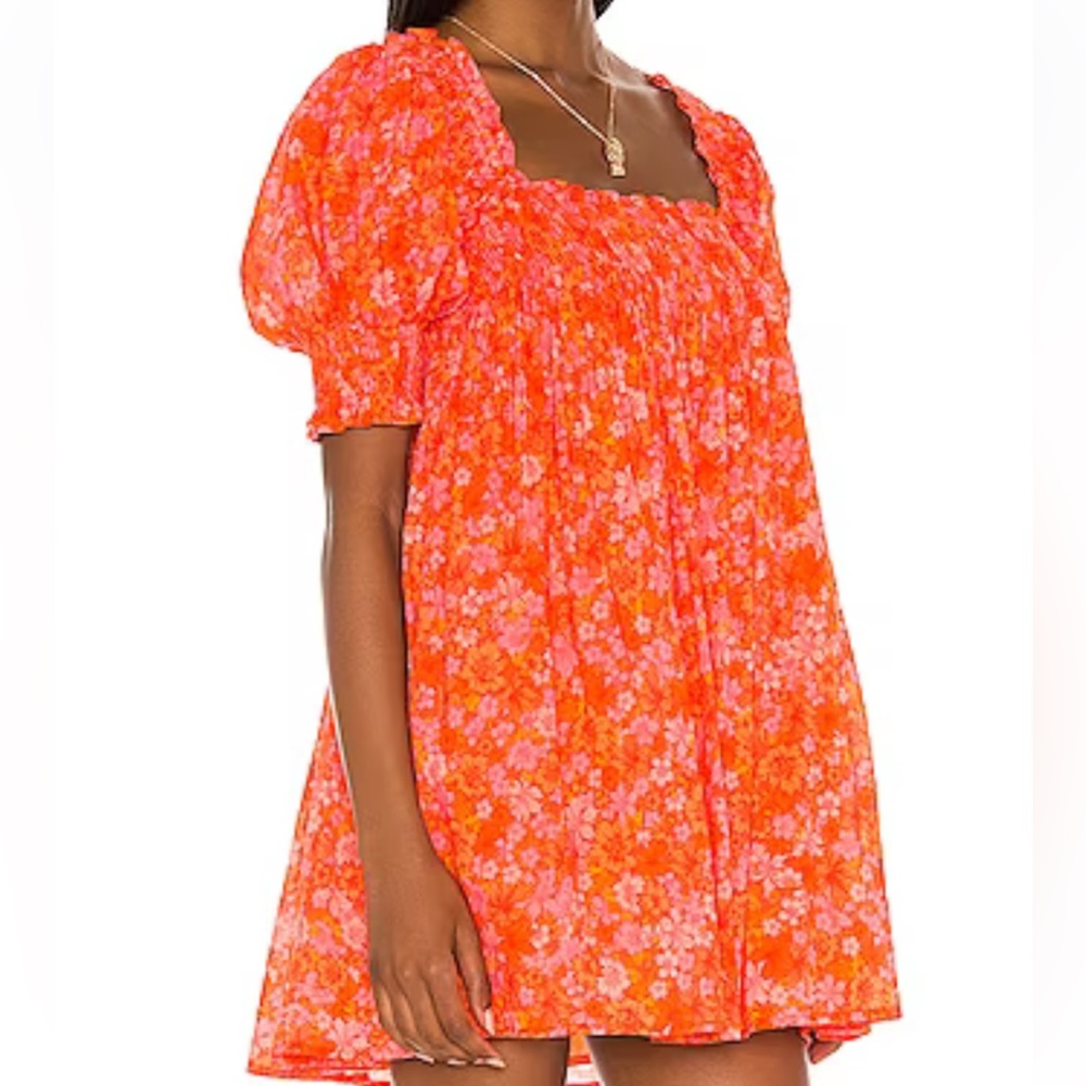 Bought this dress off revolve - didn’t like - can’t return - beautiful colors